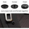 Xiedeai Hand Tools 5 Pcs Seat Belt Stop Buttons for Vehicle Anti Slip Practical Prevent Seatbelt Retainer Buckle from Sliding Down Seat Belt Stopper Clips No Welding Required view 3