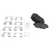 TRQ Front Brake Pad & Rotor Kit Semi-Metallic view 4