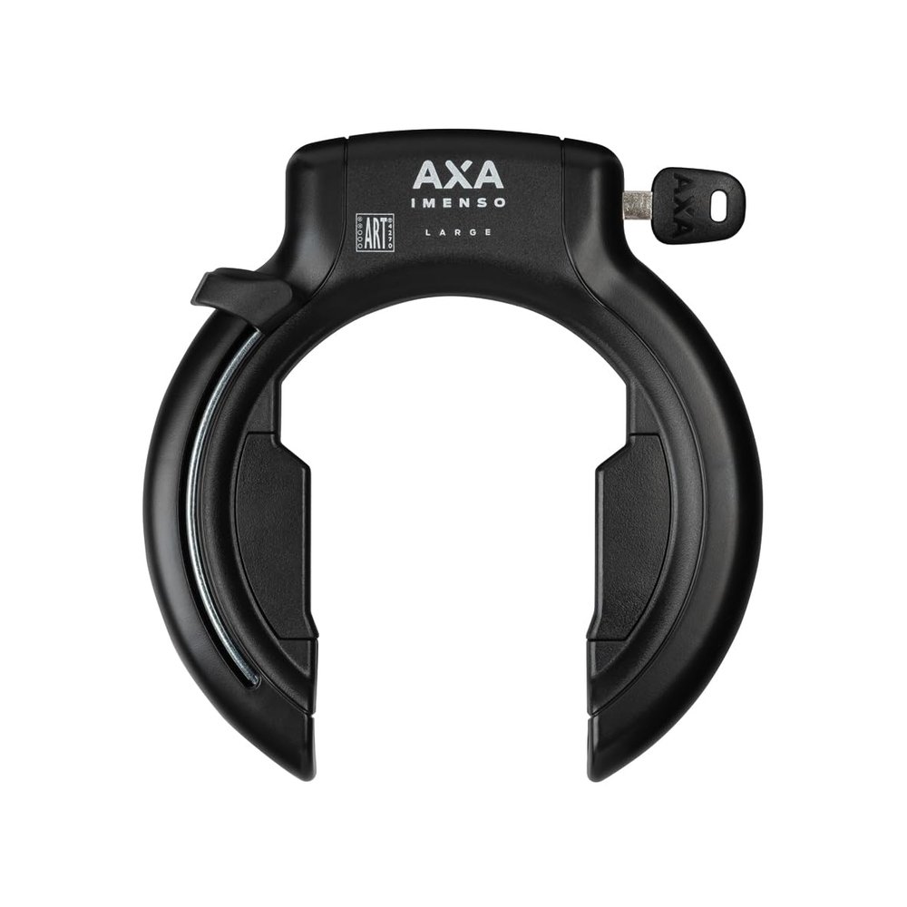 AXA Unisex's Frame lock-2231016000 Lock, Black, 75mm