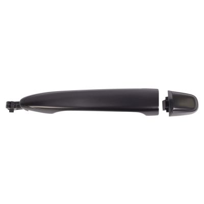 TRQ Exterior Door Handle Black Compatible with 2004-2010 Toyota Sienna 2005-2015 Tacoma