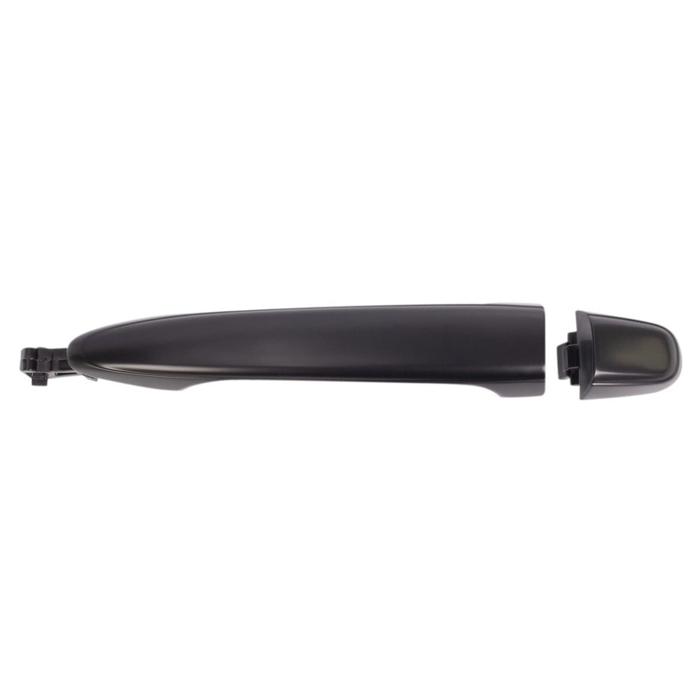 TRQ Exterior Door Handle Black Compatible with 2004-2010 Toyota Sienna 2005-2015 Tacoma