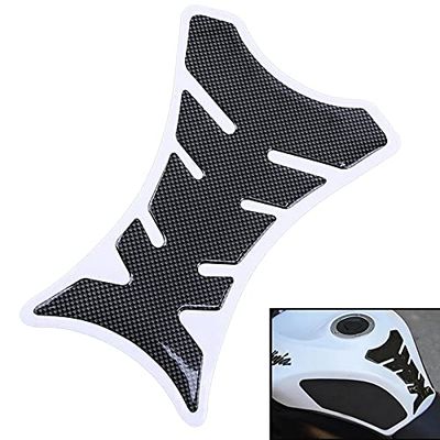 Motorcycle Gas Tank Pad Protector Decal and Sticker Fuel Gas Tank Protector For Suzuki RGV250 VJ21 1988 1989 88 89 VJ21 (Carbon Fiber Look)