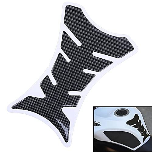 Motorcycle Gas Tank Pad Protector Decal and Sticker Fuel Gas Tank Protector For Suzuki RGV250 VJ21 1988 1989 88 89 VJ21 (Carbon Fiber Look)