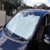 SNAPSHADES Front Windscreen Sun Shade for Toyota Alphard 1st Gen (AH10; 2002-2008) view 4