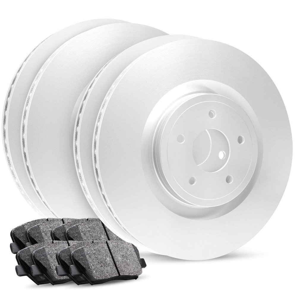 R1 Concepts Front Rear Brakes and Rotors Kit |Front Rear Brake Pads| Brake Rotors and Pads| Ceramic Brake Pads and Rotors |fits 2014-2015 Mercedes-Benz CLA250