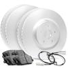 R1 Concepts Front and Rear Brake Kit Fits 2014-2015 Mercedes-Benz CLA250| Ceramic Pads, Blank Rotors| Sensor Wire| 13.0" Front & 11.61" Rear view 1