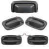 TRQ Exterior Door and Tailgate Handle Set Black view 1