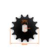 L-faster 23 Teeth Fixed Sprocket Wheel with 14 Teeth Motor Gear and 70 Links #420 Chain for Tricycle Bike 24mm Axle (23T-14T-70L) view 4