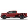 Bubbles Designs Ford F250 2017-2022 Side Doors US Flag Graphic Design Decals (Black, Glossy Vinyl) view 2