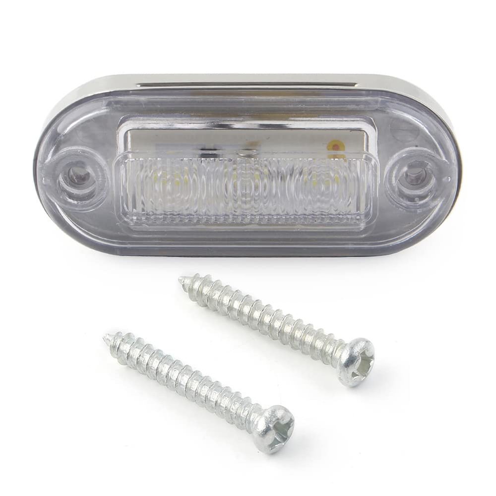 GZYF Universal 12V Signal Light Lamp For Truck Trailer RV Boat Yatch, Red