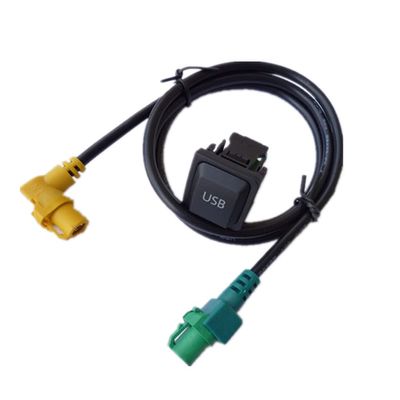 USB Car Switch Socket with Cable for RCD510 RCD310 for VW for Golf/for GTI/R MK5 MK6 for Jetta