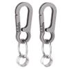 Tibitdeer Titanium Key Chain, Multifunctional Carabiner Keychain, Heavy Duty view 1