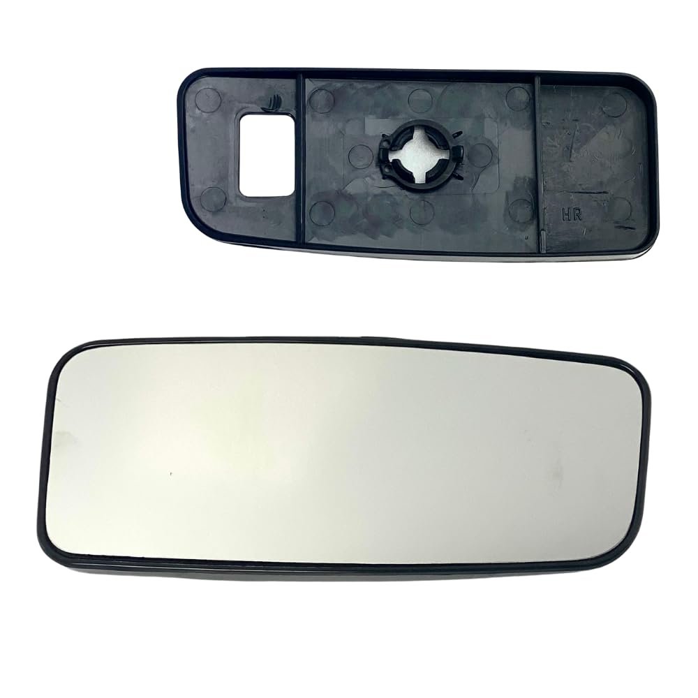 Spieg Passenger Side Mirror Lower Glass Replacement for Dodge Sprinter 2008-2009, Mercedes Sprinter 2008-2018 | Non-Heated Backing Plate | Right Side View Mirror Glass Compatible with OE 68010093AA