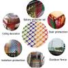 LUOFDCLDDD Fence Net Protective Net, Color Nylon Anti-Fall Net, Car Cargo Safety Net Balcony Stair Railing Children Pet Shatter-Resistant Net, Grid 6Mm * 12Cm/2 * 2M view 4