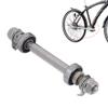 SUNGOOYUE Hub Axle, Metal Wheel Hub Axle Front Rear Solid Shaft Lever for Road Bike((Front) Axle + 6000 Bearing) view 4