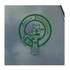 MacAulay Scottish Clan Vinyl Sticker Decal Tartan with Banner Option Family view 1