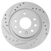 TRQ Performance Rear Brake Rotor Set G Coated Solid view 4