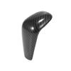 X AUTOHAUX Car Gear Shift Knob Cover Sticker ABS Carbon Fiber Pattern for Audi A7 S6 S7 RS7 A6 2016-2018 Black view 1