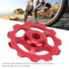 Mountain Bike Sprocket, Aluminum Alloy 11 Teeth Lightweight Durable Replacement Cog for Mountain Cyclists Commuters and Off-Road Riders(red) view 2