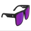 Spy Optic Discord, Square Sunglasses, Color and Contrast Enhancing Lenses (Slayco Matte Black Viper, Happy Bronze Purple Spectra Lenses) view 3