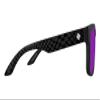 Spy Optic Discord, Square Sunglasses, Color and Contrast Enhancing Lenses (Slayco Matte Black Viper, Happy Bronze Purple Spectra Lenses) view 4