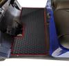 Matericuo Golf Cart Floor Liner Mat Custom Fit for 2 and 2+2 Club Car Models Precedent 2004-UP/Onward & Tempo (2017-UP)/Villager & V4L (2019-UP/Bintelli - Only Meet 6 ASTM Standards Red view 1