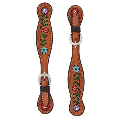 Weaver Leather Floral Vine Ladies S/Strap