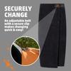 Orange Mud Transition Wrap Extreme Waterproof Car Seat Cover & Changing Towel Sweat-Proof, Secure Wrap for Athletes, Runners, Cyclists, Triathletes Black view 3