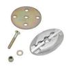 Q'Straint Omni Oval L-Track Floor Pocket | Q5-7571-A view 1