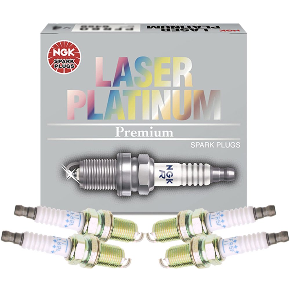NGK Set 4 Laser Platinum Spark Plugs For Acura Chrysler Dodge Honda Jeep Kia L4