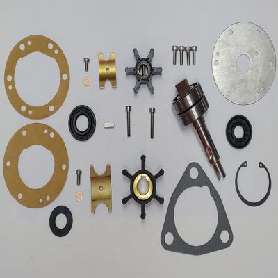 SCP-72477042500 Dual Impeller Major Repair Kit with Extended Shaft for Yanmar Marine Sea Water Pump 724770-42500