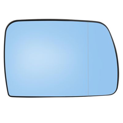 X AUTOHAUX Car Right Side Mirror Glass with Backing Plate Heated 51167039595 51167039596 for BMW X5 E53 2000-2006