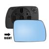 X AUTOHAUX Car Right Side Mirror Glass with Backing Plate Heated 51167039595 51167039596 for BMW X5 E53 2000-2006 view 2