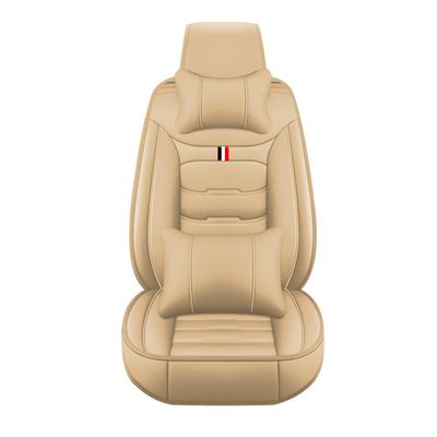 Jialuode Car Seat Covers Fit for B_M#W 535d 2014-2016 5-Seat Full Set PU Leather Front & Rear Seat Protector