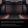 Jialuode Car Seat Covers Fit for Infiini#ti FX50 2009-2013 5-Seat Full Set PU Leather Front & Rear Seat Protector view 2