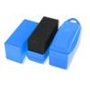 X AUTOHAUX 2X Tire Tyre Wheel Rim Trim Contour Detailing Dressing Shine Applicator Pad Sponge Foam Brush for Car Truck Tires Waxing Polishing Cleaning Wipe Washing with Lid No Handle Blue view 1