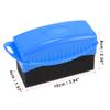 X AUTOHAUX 2X Tire Tyre Wheel Rim Trim Contour Detailing Dressing Shine Applicator Pad Sponge Foam Brush for Car Truck Tires Waxing Polishing Cleaning Wipe Washing with Lid No Handle Blue view 4