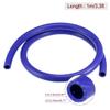 MECCANIXITY Silicone Vacuum Tubing Heater Hose 1/2" ID 3.3ft 101psi 392F Blue Reinforced High Temperature for Engine view 2