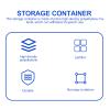 FAVOMOTO 1set Component Storage Box Removable Partitions for Home Organization Sundries Container for Stationery Accessories Toys and Cosmetics for Easy Access and Organization view 3