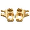 AllinRC Brass Front Steering Knuckle Pair for Axial SCX10 II Honcho 90046 CNC-Machined C-Hub Upgrade with Added Unsprung Weight view 4