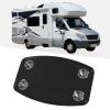 RV Rectangle Table Top, Carbon Fibre RV Removable Table 600x380x30mm with 4 Cup Holders Stainless Steel for Yacht view 3