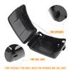 TCMT 13.7" King Motorcycle Trunk Box Wrap-Around Backrest Rear Speakers 2 Up Mounting Rack Fit For Harley 2014-2025 Touring CVO Road King Road Glide Street Glide Electra Glide Pack view 2