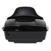 TCMT 13.7" King Motorcycle Trunk Box Wrap-Around Backrest Rear Speakers 2 Up Mounting Rack Fit For Harley 2014-2025 Touring CVO Road King Road Glide Street Glide Electra Glide Pack view 4