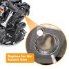 Mofun Exhaust Gasket Compatible with Harley Big Twin and Sportster Models,Dyna,Touring,Softail 1984-2024,1 Pair 2pcs, Made of Wire and Graphite view 2