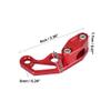 Motoforti Front Brake Line Hose Clamp Oil Pipe Line Clamps Universal for Motorcycle Scooter Bikes ATV Modified Parts Aluminum Alloy Red view 3