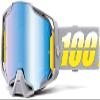 100% ARMEGA Premium Protective Goggle (Complex - Mirror Blue Lens) view 1