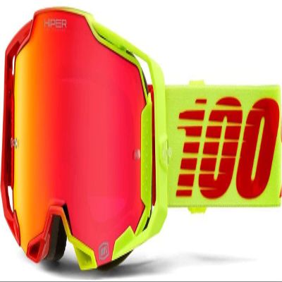 100% ARMEGA Premium Protective Goggle (Solaris - HiPER Red Mirror Lens)