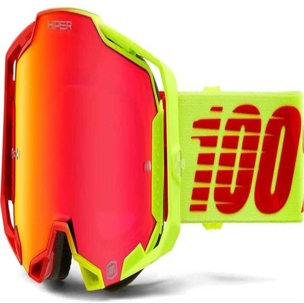 100% ARMEGA Premium Protective Goggle (Solaris - HiPER Red Mirror Lens)
