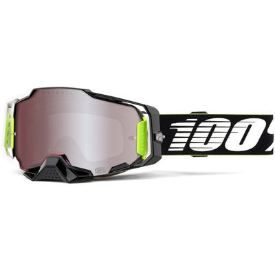 100% ARMEGA Premium Protective Goggle (RACR - HiPER Silver Mirror Lens)
