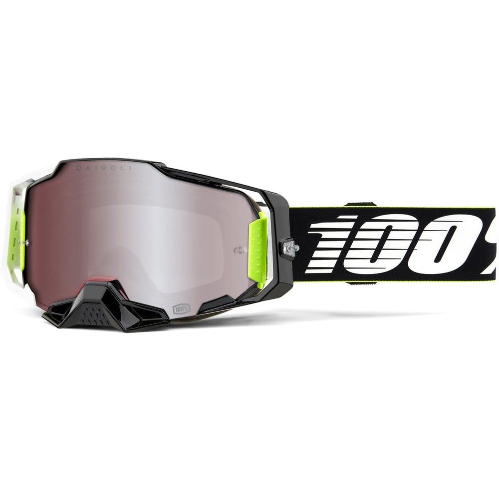 100% ARMEGA Premium Protective Goggle (RACR - HiPER Silver Mirror Lens)